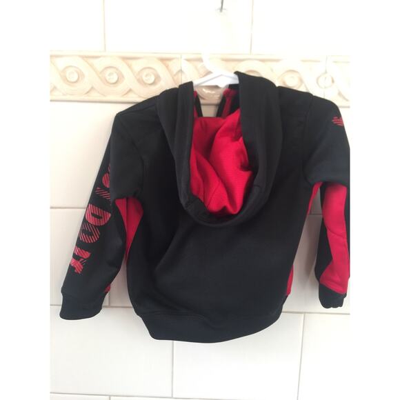 Nike Dri Fit Toddler Just Do It Zippered Hoodie Jacket Fleece Lined 24 Months - Picture 5 of 6